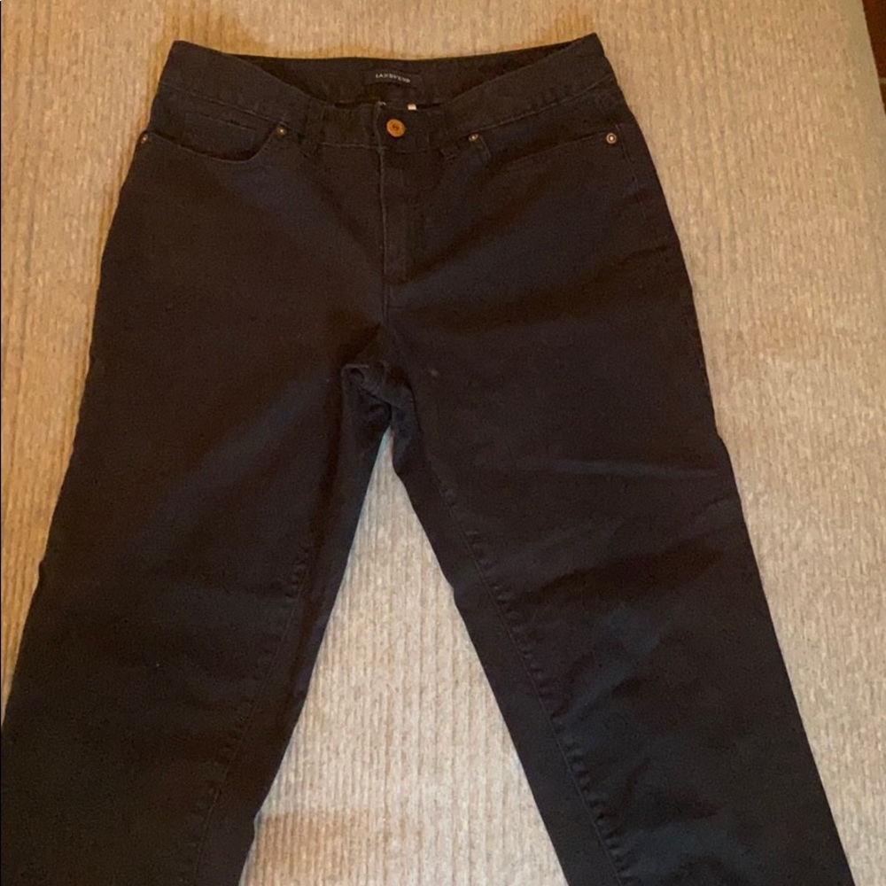 Land’s End vintage black mom jeans